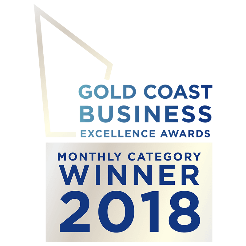 Gold Coast Business Awards 2018 monthly category winner